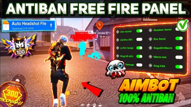 Dark Aura Panel Free Fire Headshot APK Download For Android 19.8