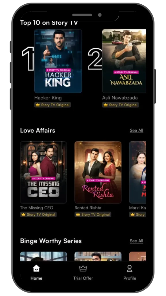 Categories You Can Explore on Story TV
