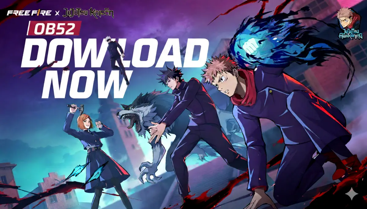 Free Fire Jujutsu Kaisen OB52 APK Download For Android 2026